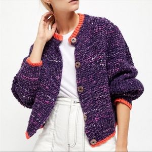 Free People Walk On By Cardigan NWT small